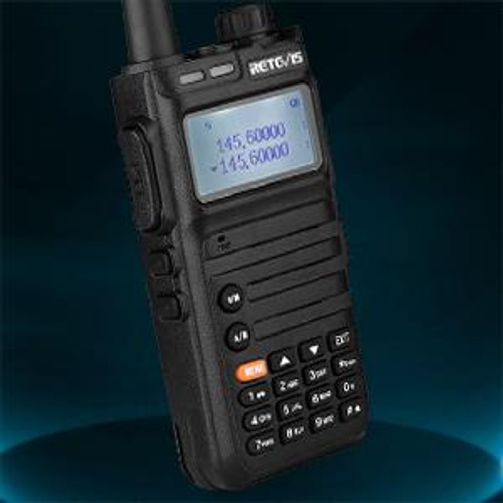 Retevis RA685 Amateurfunkgerät, Dual Band Dual-Display Dual-Standby, 1800 mAh Akku, 128 Kanäle, Automatische Energieeinsparung, Ham Radio für Anfänger