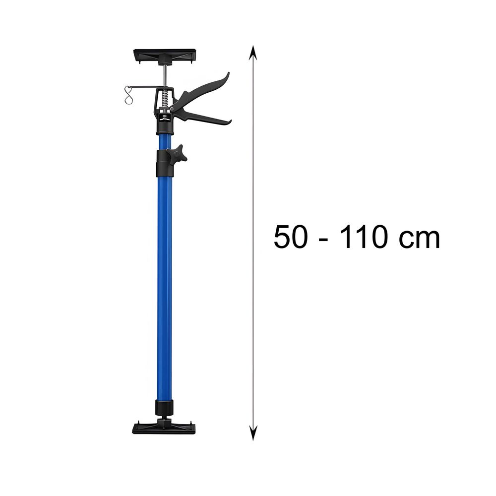 Zargenspanner Türrahmen stufenlos Türspanner 50-115cm mit 30kg Tragkraft neigbare Druckplatten Deckenstütze Höhenverstellbar Retoo