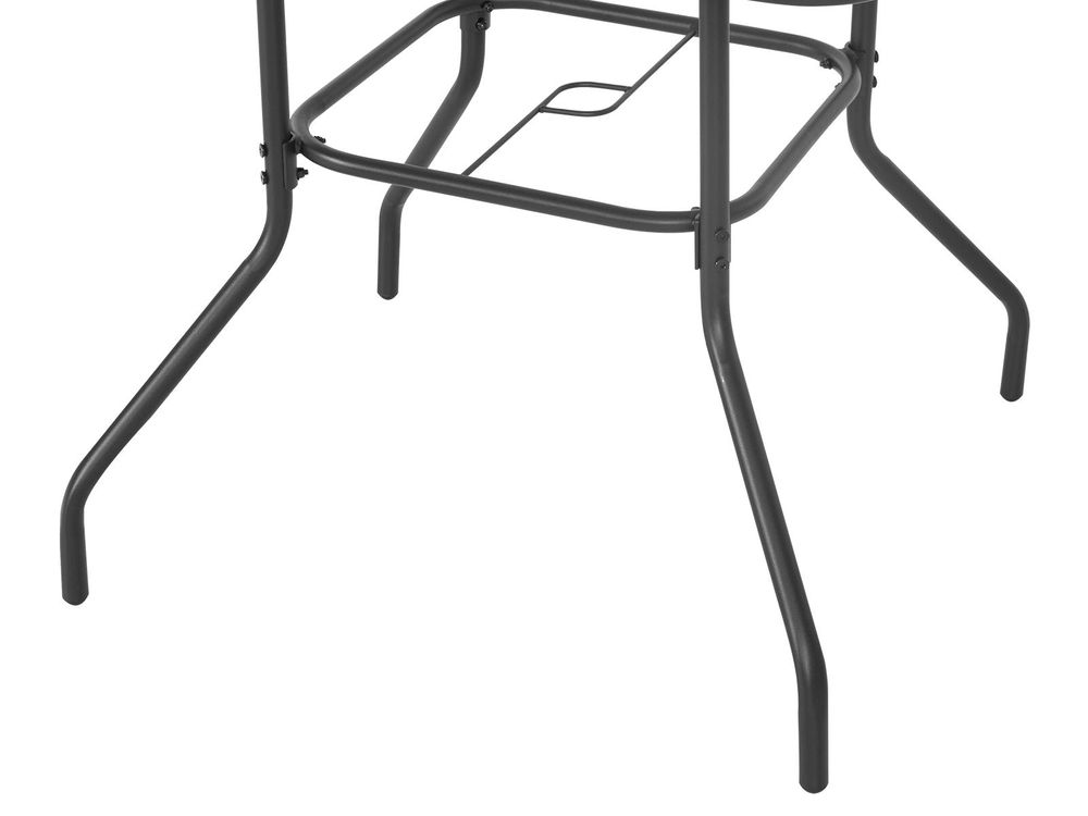 5-teiliges Outdoor Esssets, Gartentisch und 4 stapelbare Gartenstühle