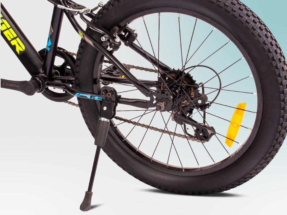 Sun baby Jungenfahrrad 20 Zoll Radgröße Kinderfahrrad Tiger Bike Jungen, zur Auswahl 6 Gang Shimano, von 6 bis 10 Jahre verstellbare (Schwarz Grün Blau)