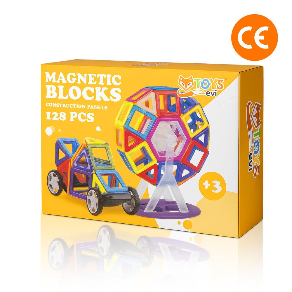 Poznejte parametry sady magnetických kostek EVI TOYS – MAGNETIC 128