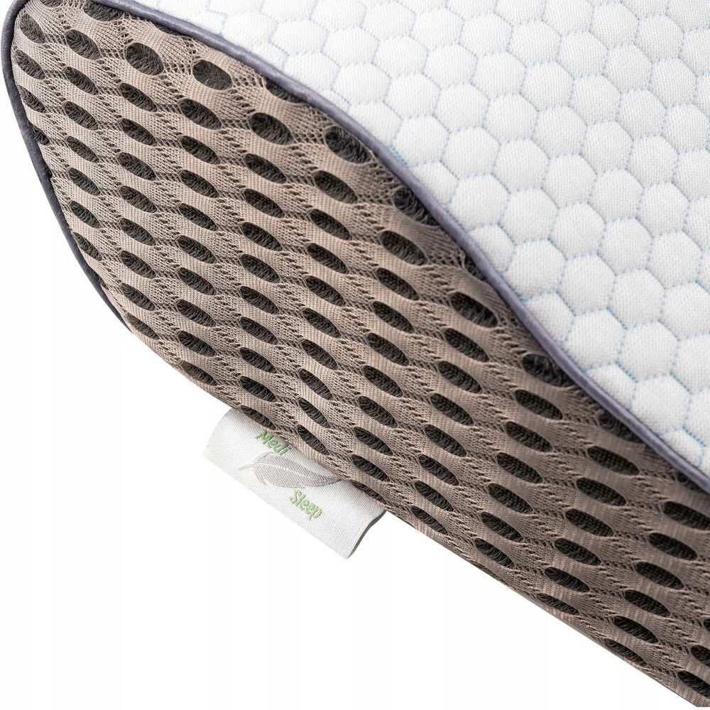 Orthopädisches Nackenstützkissen aus Memory Foam - Profiliertes Kopfkissen - Nackenkissen mit Aussparung - Ergonomisches Kissen für besseren Schlaf