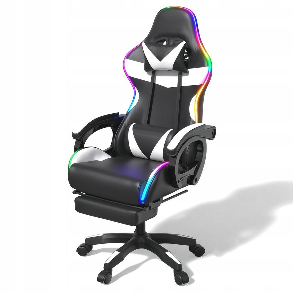 Gaming-Stuhl COYOTE LED, Gaming-Bürostuhl, ergonomischer Schalensitz,
