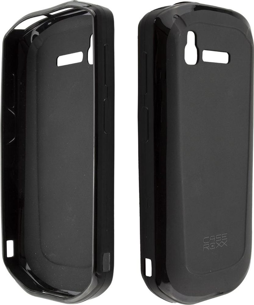 caseroxx Handheld Mobile Computer Schutztasche kompatibel mit Zebra TC51 / TC52 / TC56 / TC57, Gummi Tasche schwarz