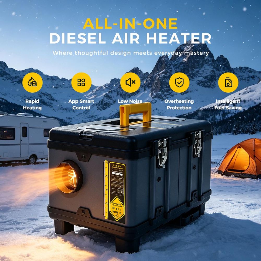 8 kW All-in-One-Dieselluftheizung