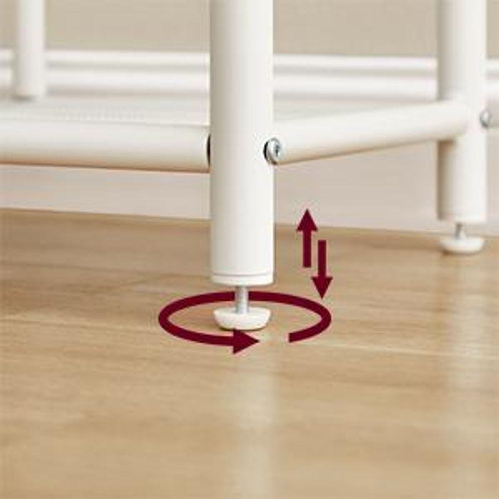 VASAGLE Garderobenständer, Kleiderständer, Garderobe mit 9 abnehmbaren Haken, Schuhregal, für kleine Wohnungen, Flur, Industrie-Design, eichenfarben-weiß HSR409