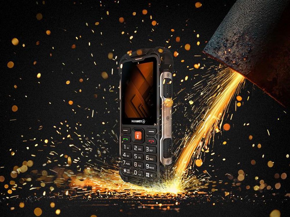 Hammer Forge 2G – Wasserdichter, Robuster, Geschützter Mobiltelefon