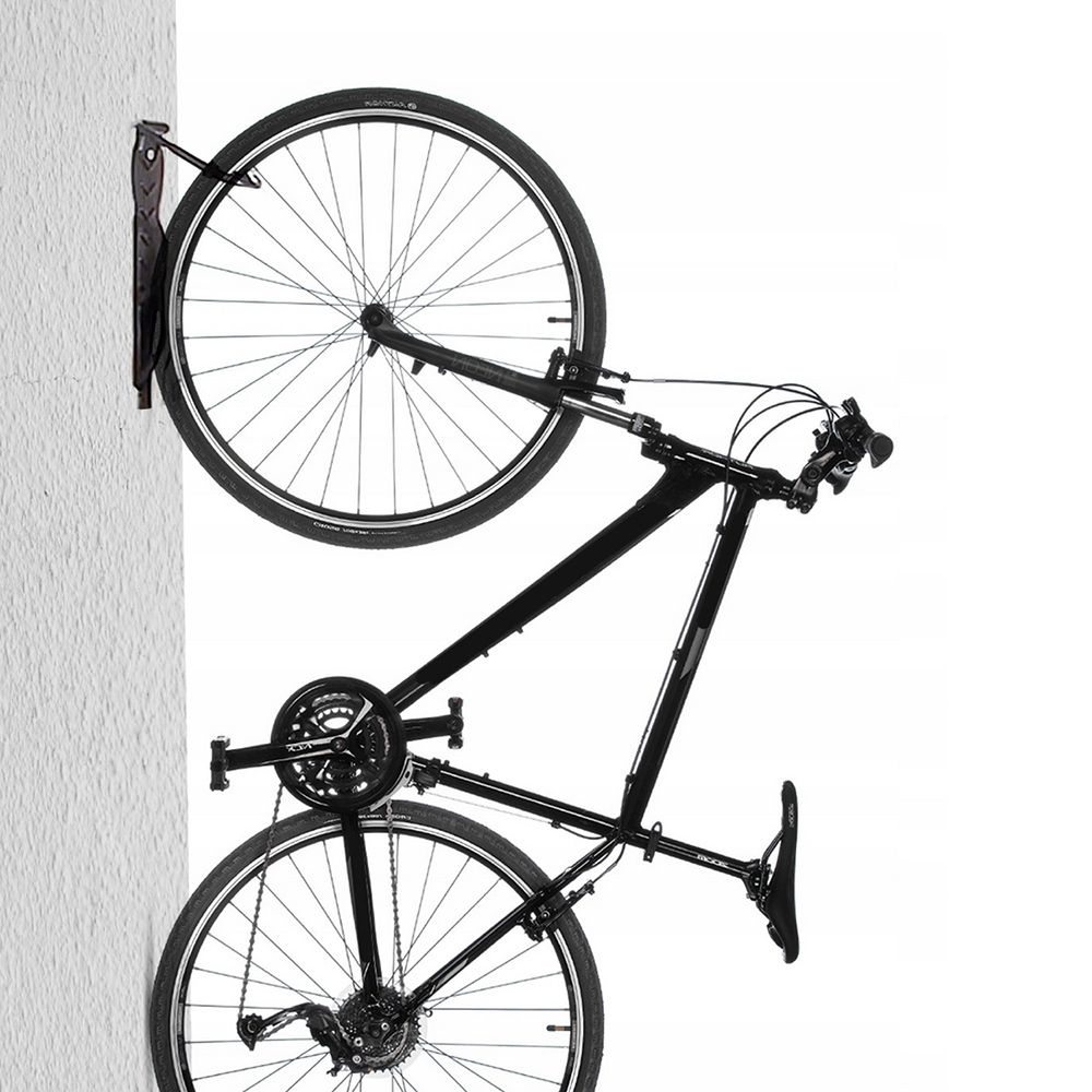 2x Maclean Fahrrad-Wandhalterung vertikal Stahl max. Belastung 30kg MC-432