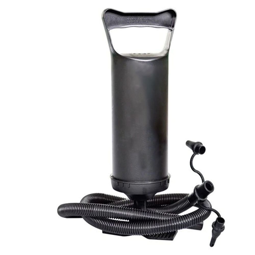 Luftpumpe für Luftmatratze Handluftpumpe Doppelhubkolbenpumpe Matratzenpumpe 2 Düsenaufsätze Hand Pumpe 2X 1,2 Liter Pumpleistung Doppelhubpumpe Retoo