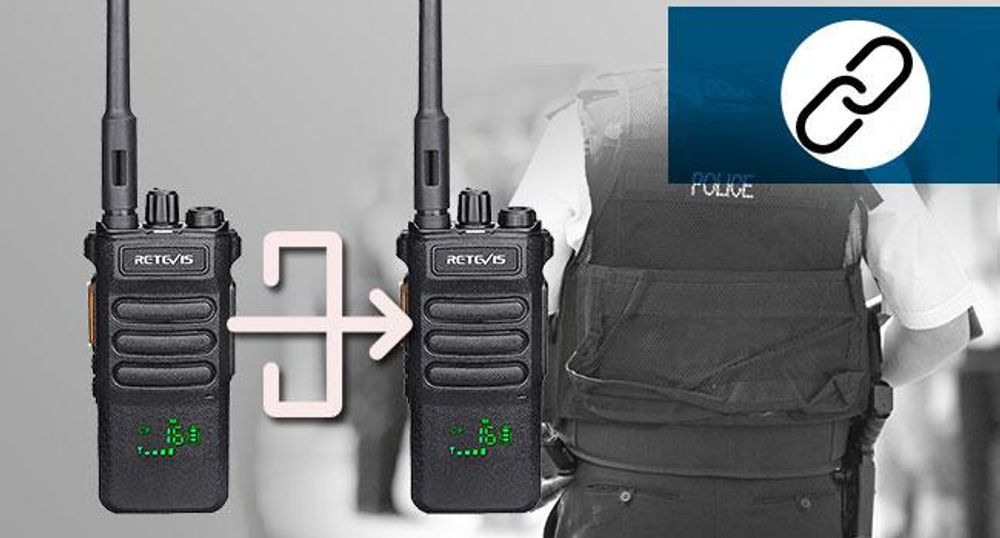 Retevis RT86 Hochleistungs Walkie Talkie, Funkgerät mit großer Reichweite, 2600 mAh, Bildschirm, Robust, Notfallalarm, Hochleistungs, für Industrie