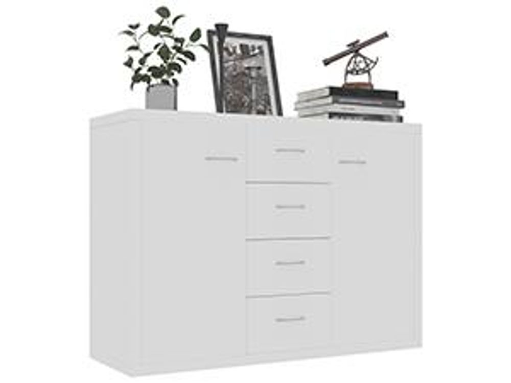 vidaXL Credenza bianca 88x30x65 cm Materiale a base di legno