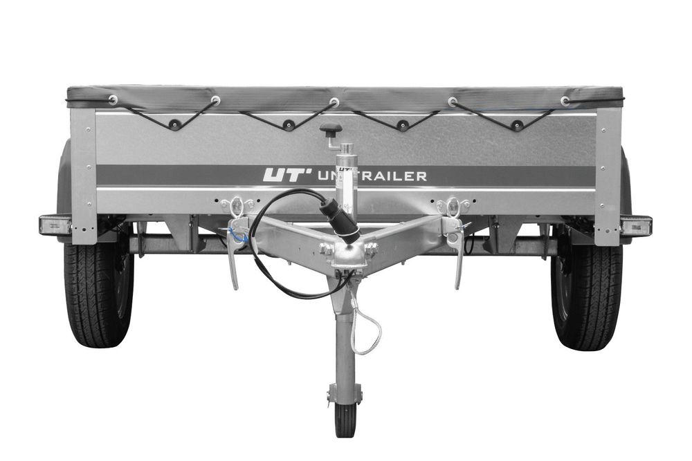Anhänger mit Plane 750 kg GARDEN TRAILER 201 KIPP [mit Flachplane und Stützrad]