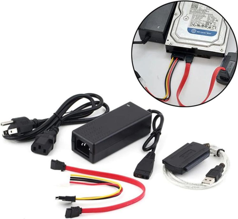 Starkes Netzteil mit Molex- und SATA-Anschluss