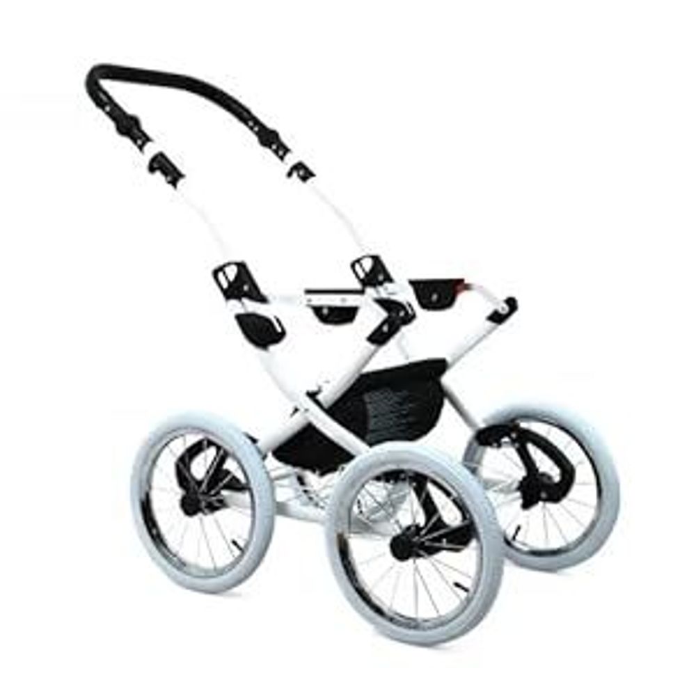 BabyLux® Margaret Exclusive | 4in1 Kinderwagen Set | White Dots | Kombikinderwagen | Kinderwagen