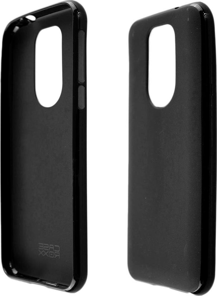 caseroxx Schutz-Hülle TPU-Hülle kompatibel mit Emporia Smart 5, Gummi Handy Tasche schwarz  – Frontalansicht