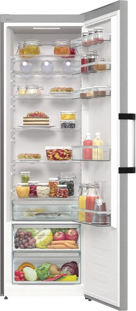 Gorenje R619CSXL6 Kühlschrank ohne Gefrierfach, 384 Liter, Crispzone, silber