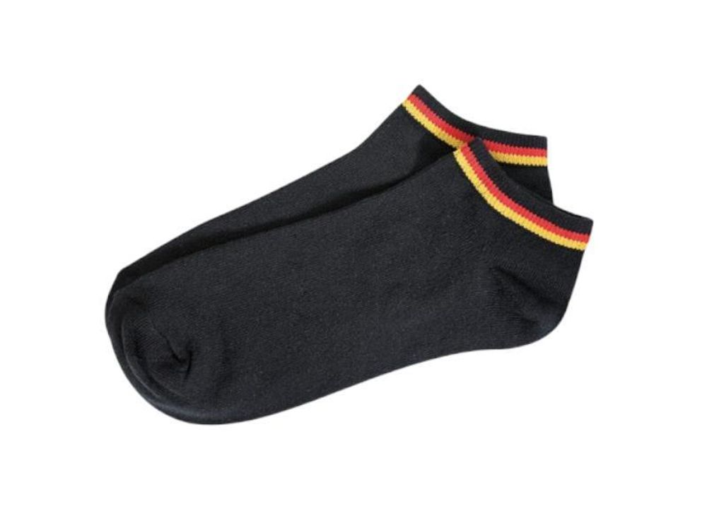 Sneakersocken Fan, dunkelgrau, Uni, Deutschland (43/46)