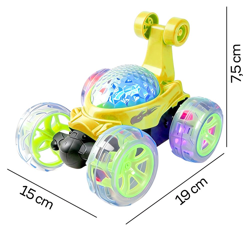 Ferngesteuertes Auto mit LED Beleuchtung RC Auto Car mit 360° Rotation 27MHZ Gro für Jungen und Mädchen Spielzeugauto Gesteuert Fernbedienung Retoo