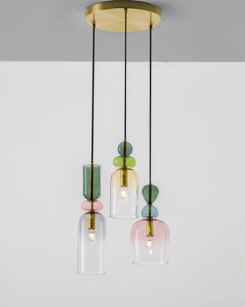 Nova Luce Pendelleuchte MURANO