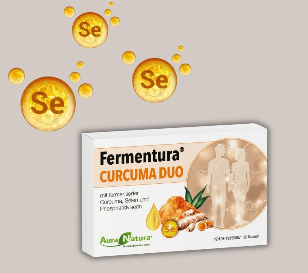 Auranatura Fermentura Curcuma Duo Kapseln 30 St
