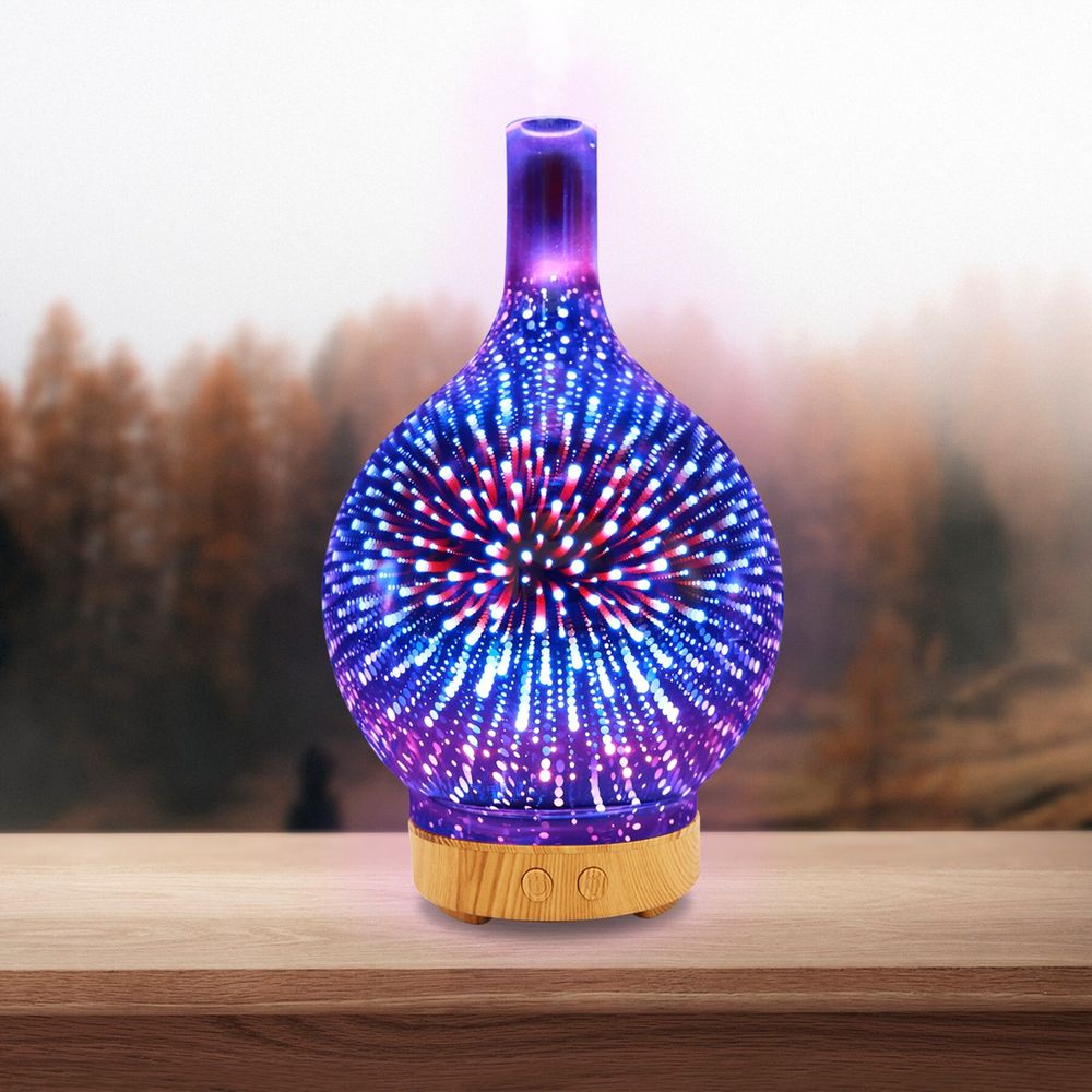 Aroma Diffuser, Luftbefeuchter Nachtlicht Diffusor 3 in 1, Sehr Dekorativ Beleuchtung, Öle Aromatherapie, Schlafzimmer, Kinderzimmer, Retoo