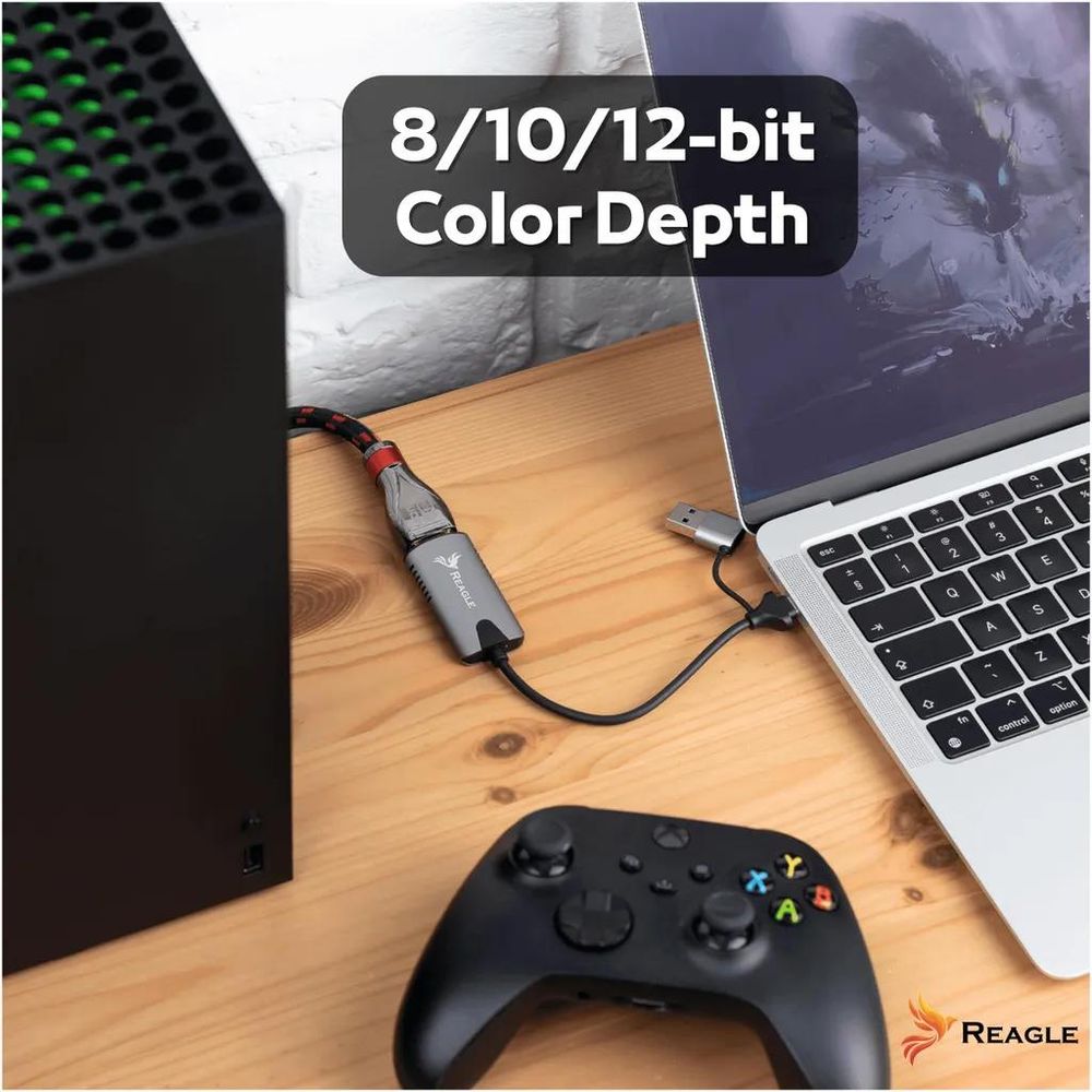 Reagle RYVC3AC – 8-, 10- und 12-Bit-Farbtiefe sowie USB-A- und USB-C-Kompatibilität