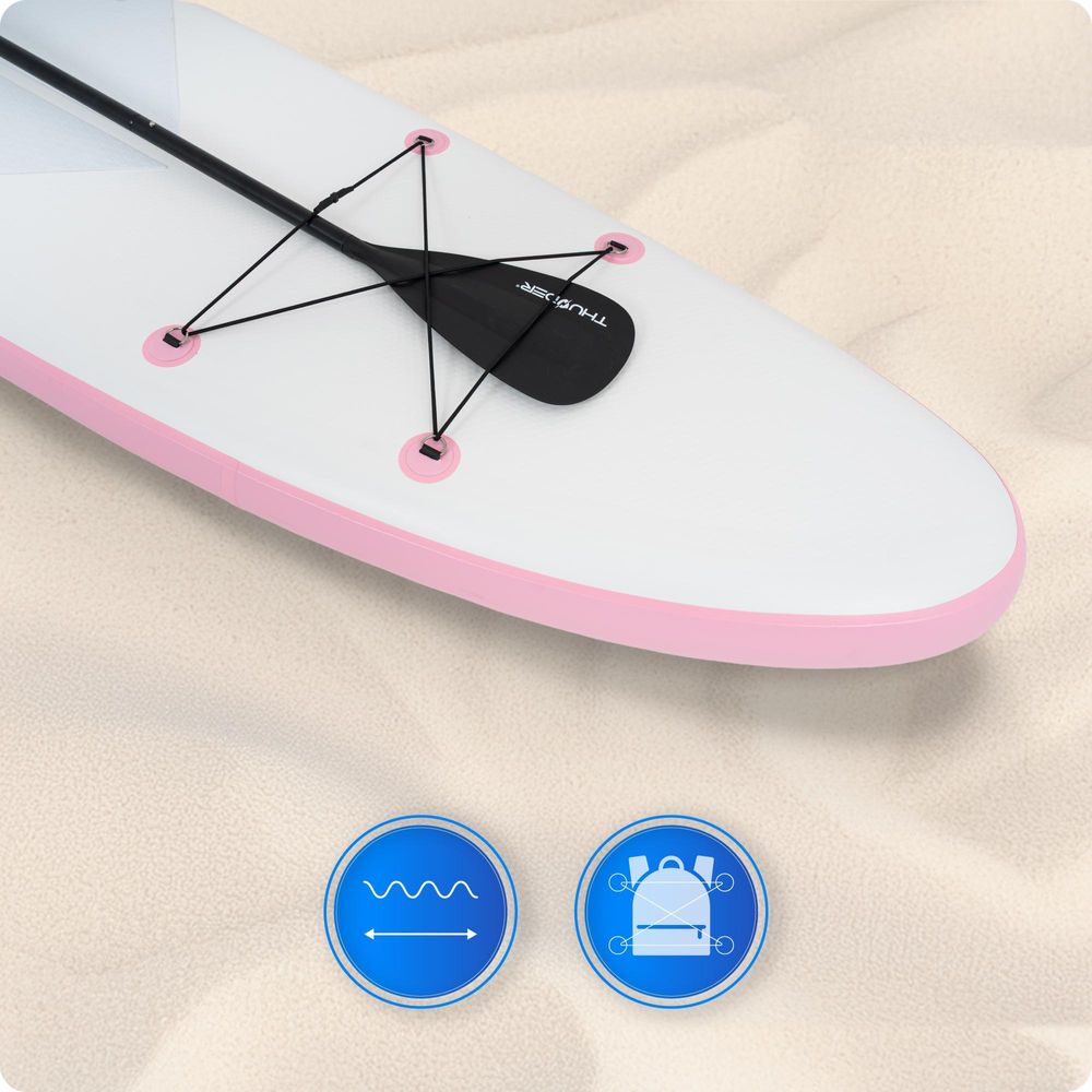 THUNDER Candy Stand Up Paddle Board 350x81x15cm Biela Ružová do 150 kg