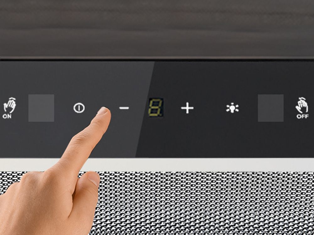 TouchSelect / Gestensteuerung der Unterbau-Dunstabzugshaube TEL500