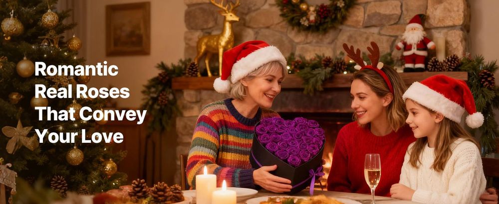 VEVOR Ewige Blumen, 100 konservierte Rosen in einer herzförmigen Box, ewige Blumen unsterblicher Strauß Geburtstagsgeschenk für Frauen, Ehefrauen, Mütter, Jubiläum, Valentinstag, Weihnachten, Rot, Herz-a, Lila