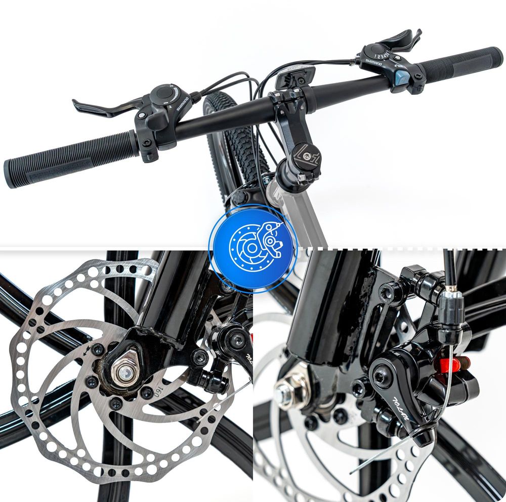 Voltouri vélo de montagne pliable 26" – 21 vitesses Shimano, double suspension, freins à disque