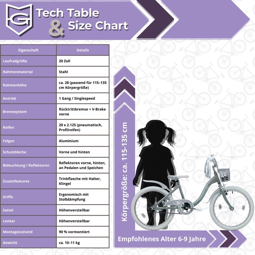 technische details 20 zoll