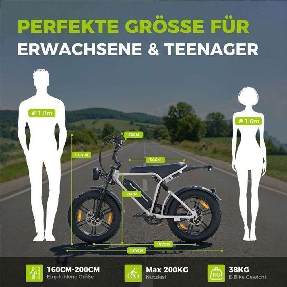 Abmessungen und Fahrergröße des Draixcor E6-3.0