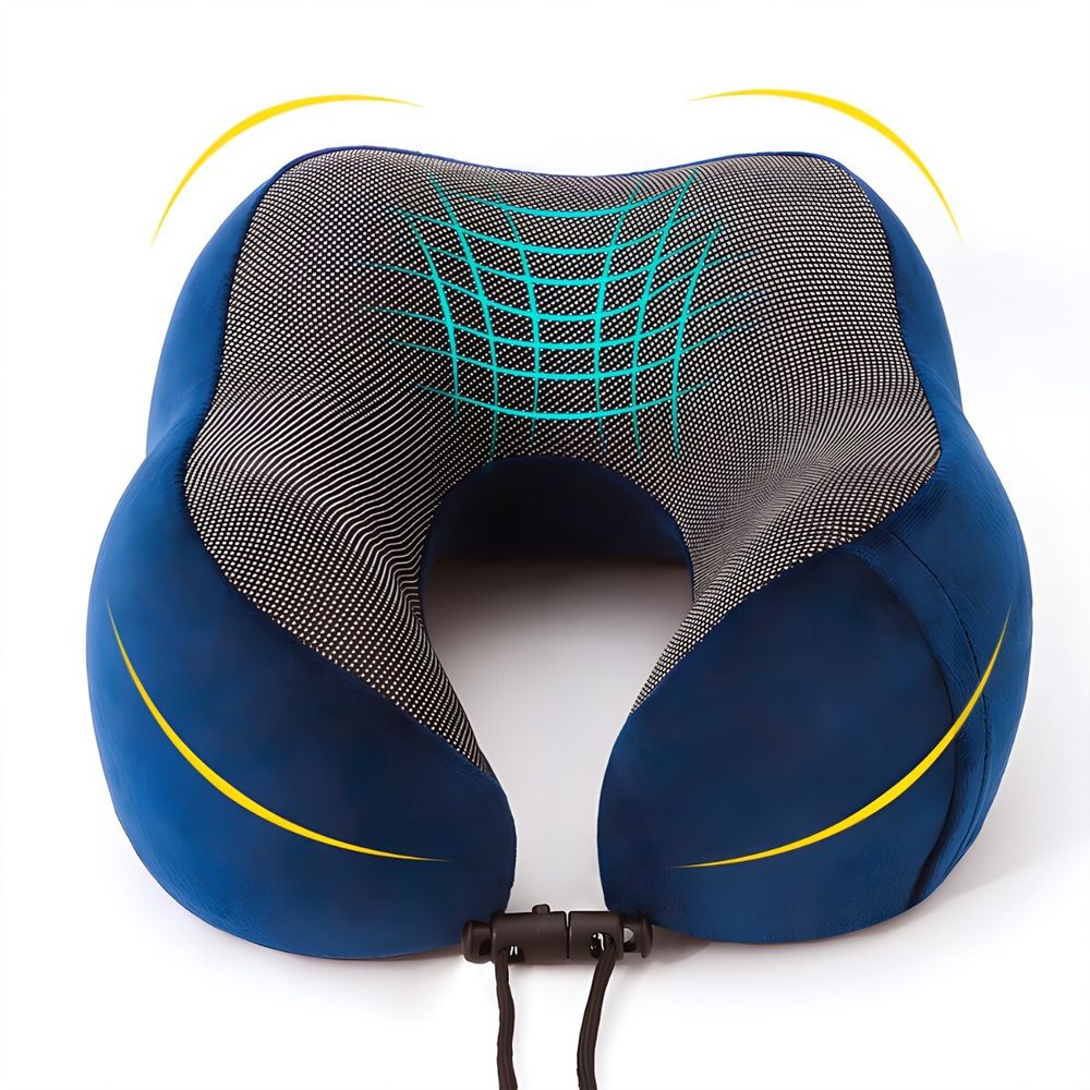 Nackenkissen, Nackenhörnchen, Kopfstütze, Schlafkissen, Memory Foam, Ergonomisch Gestaltetes Reisekissen, Reise Retoo