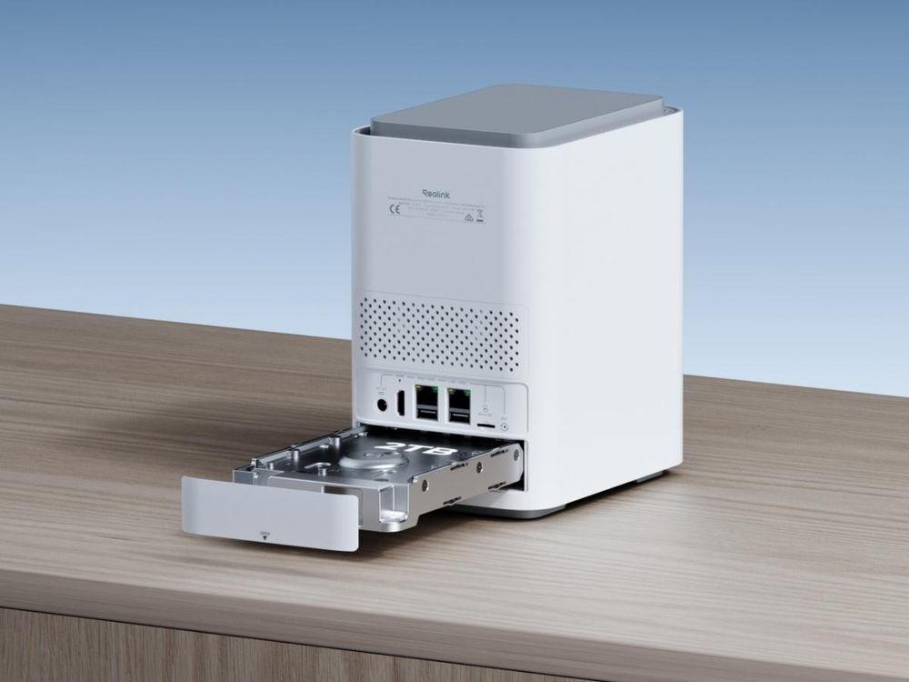 Reolink Home Hub Pro, Système de sécurité sans fil Wi-Fi 6, Gestion centralisée des données, Stockage local, 2TB HDD (jusqu'à 16TB), Max. 24 caméras