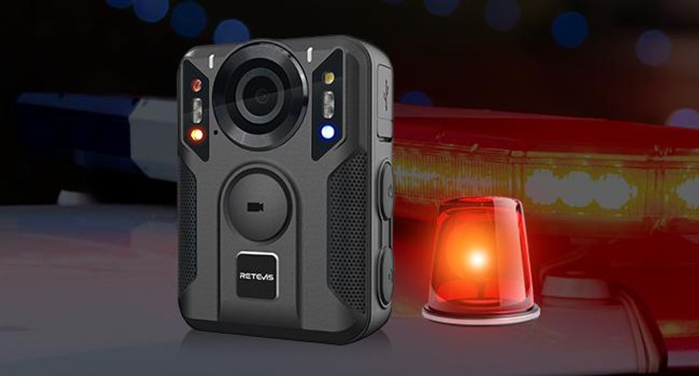 Retevis RT79 Körper Kamera, 128G Body Camera mit GPS, 2K/4K, Typ-C, Auto Saugnapf, Tragbarer Bodycam Körperkamera, Polizeirekorder, Fahrtenschreiber