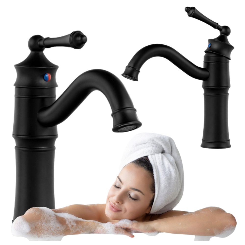 Silla, Schwarz, Armatur, Bad, Spültischarmatur, Wasserhahn Bad, Wasserhahn, Messing