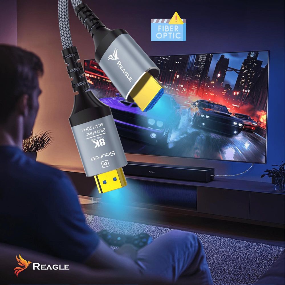 HDMI 2.1 10M OPTICAL 8K 4K 144Hz 120Hz AOC Verkabelung HDR Kabel