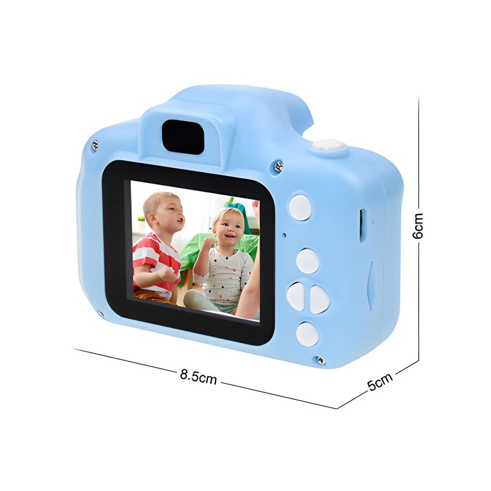 Kinderkamera HD Kids Kinder Digitalkamera Student Fotoapparat für 3-10 Jahre Selfie Video 2 Zoll LCD Bildschirm Geburtstag Geschenk 3MP 1080P Blau Retoo