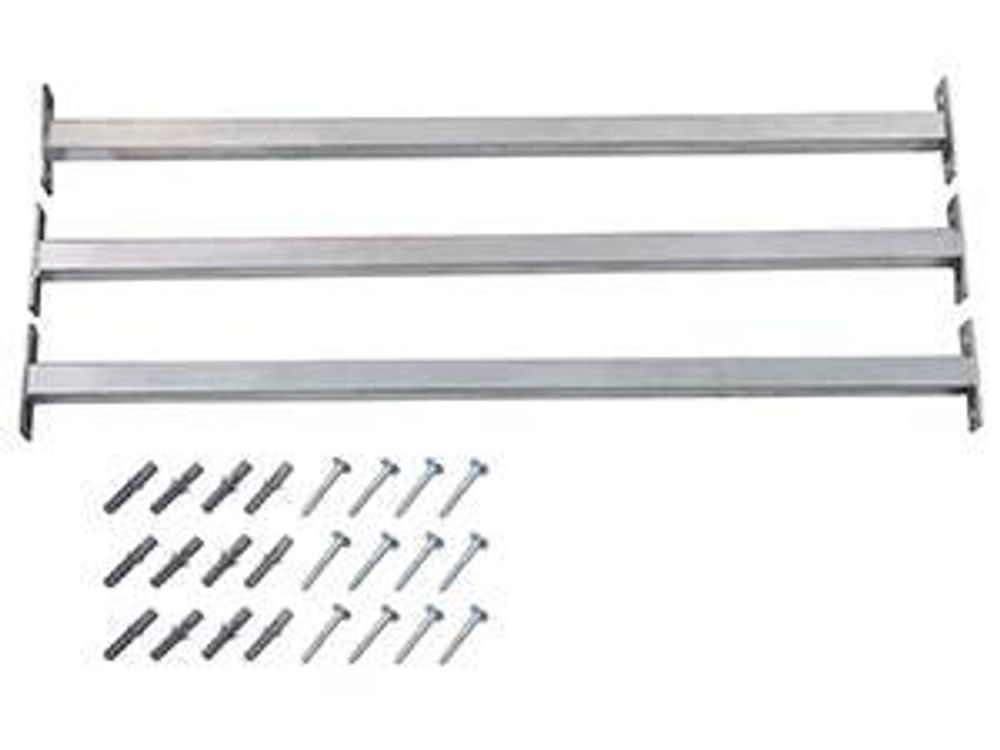 vidaXL Einstellbare Fenster-Sicherheitsstangen 3 Stk. 710-1200 mm