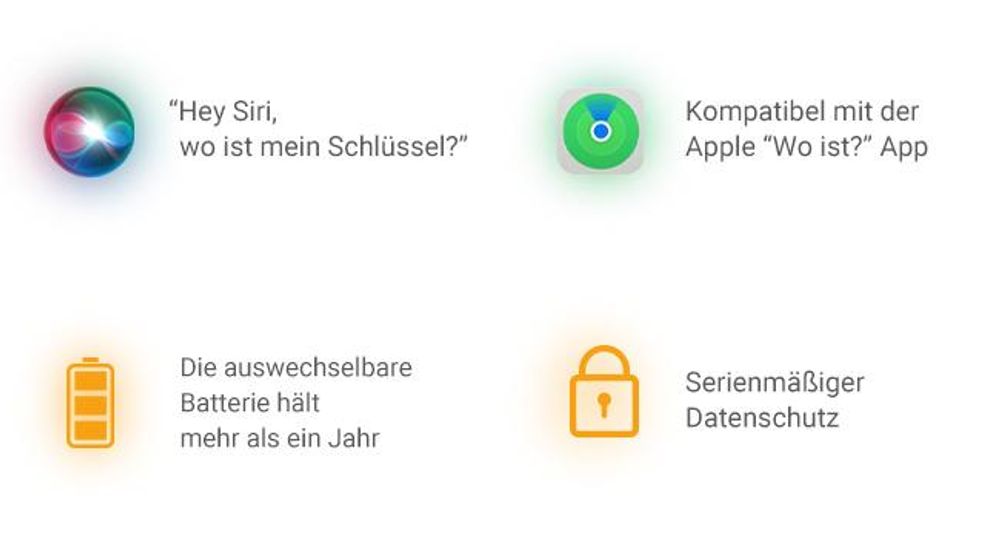 K-TAG Schlüsselfinder von KKT KOLBE mit langer Batterielaufzeit