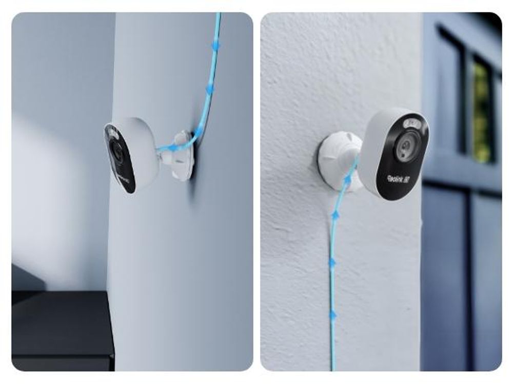 Reolink Lumus Pro, 4K 8MP WiFi Überwachungskamera Außen, Dual-Band Wi-Fi 6, Personen-/Fahrzeug-/Tiererkennung, Spotlight, Farbnachtsicht