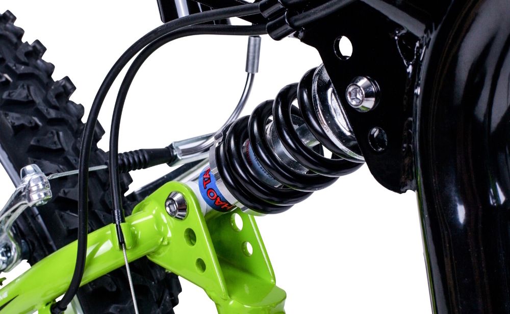Bergsteiger Buffalo 26 Zoll Mountainbike, geeignet ab 155 cm, Scheibenbremse, 18 Gang-Schaltung,  Licht, Schutzblech, Vollfederung