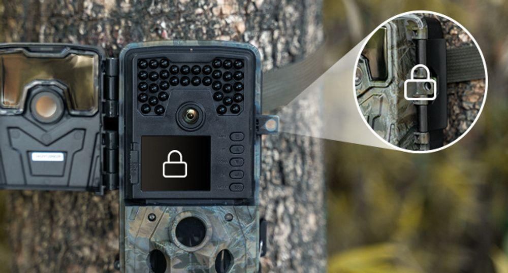 Wildkamera 36MP 4K Wasserdicht Tierkamera mit 32G Speicherkarte 120° Jagdkamera