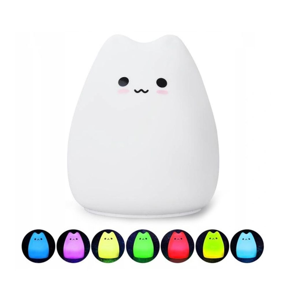 Nachtlicht Silikon LED Touch Nachttischlampe Kinder Baby Nachtlampe Schlaflicht Dimmbar Licht Lampe USB Kinderzimmer Schlafzimmer Geschenk Retoo