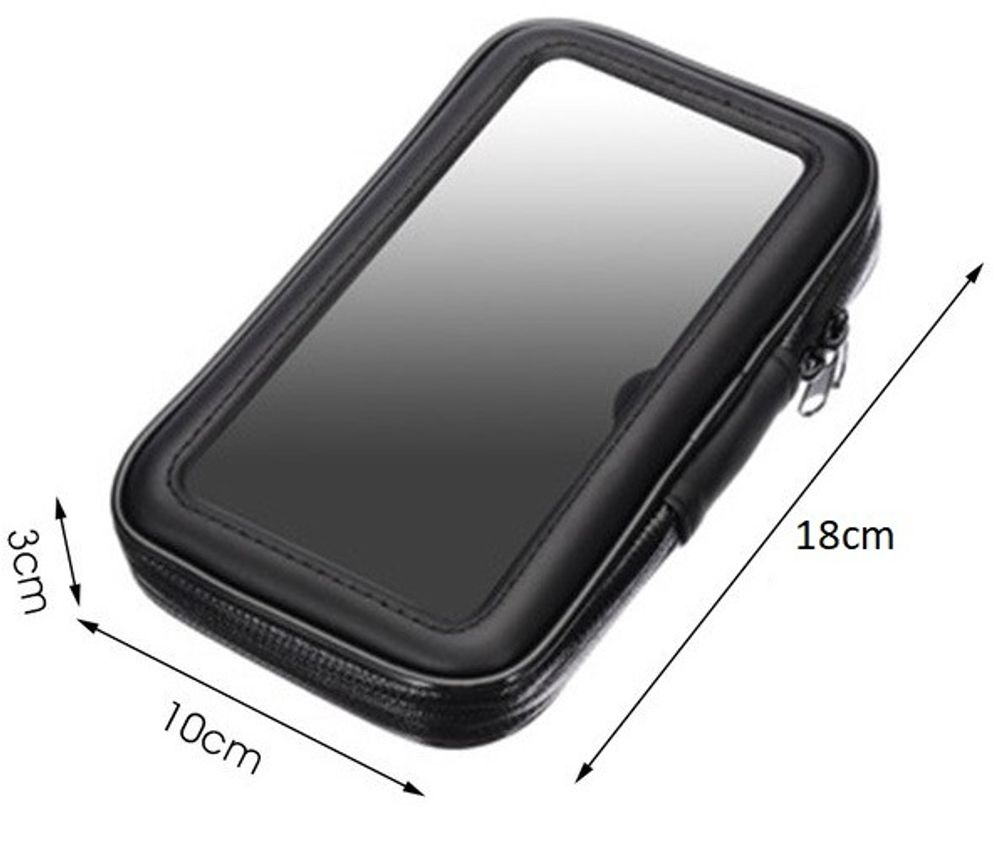 Fahrrad Lenkertasche Wasserdichte Handyhalterung Lenker Tasche Smartphone für iPhone Samsung Galaxy Halter bis 6,3 Zoll 360° Drehbare Motorrad Retoo