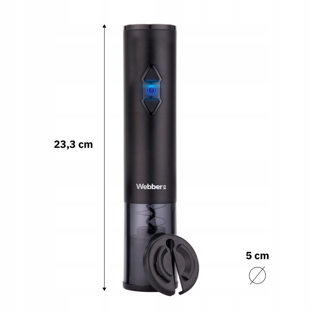 Rozměry a technické údaje automatického otvíráku Webber OW6.