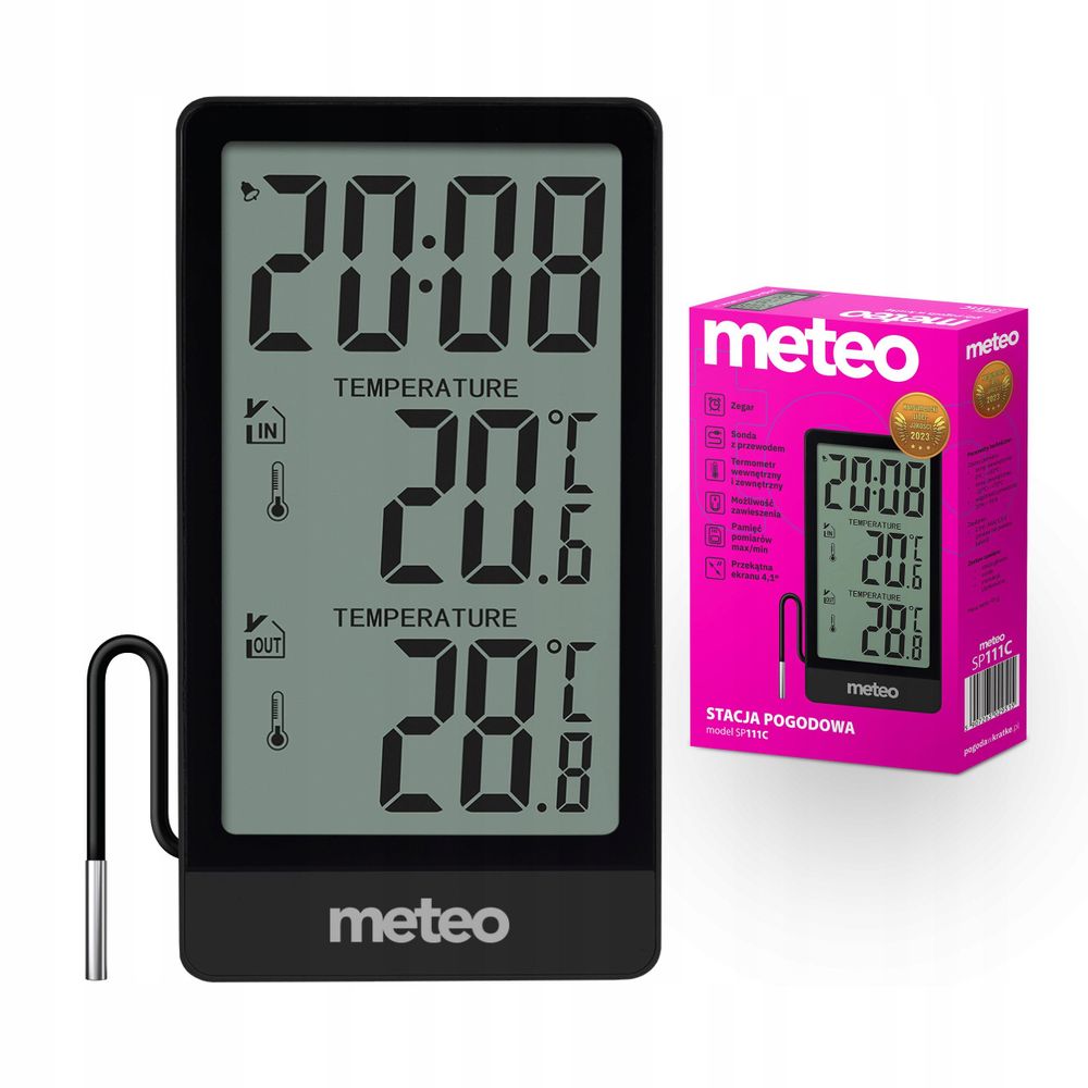 METEO SP111 digitales Innen- und Außenthermometer