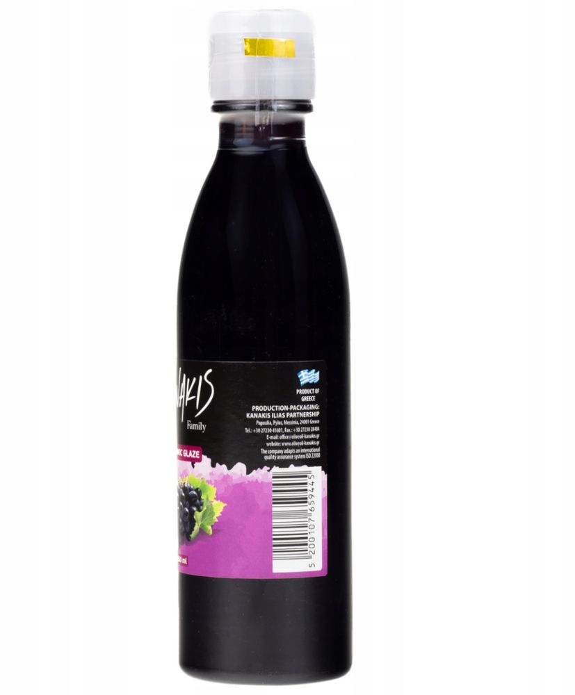 Kanakis | Krem balsamiczny - 250 ML - Bezglutenowy - Intensywny smak - Idealny do deserów