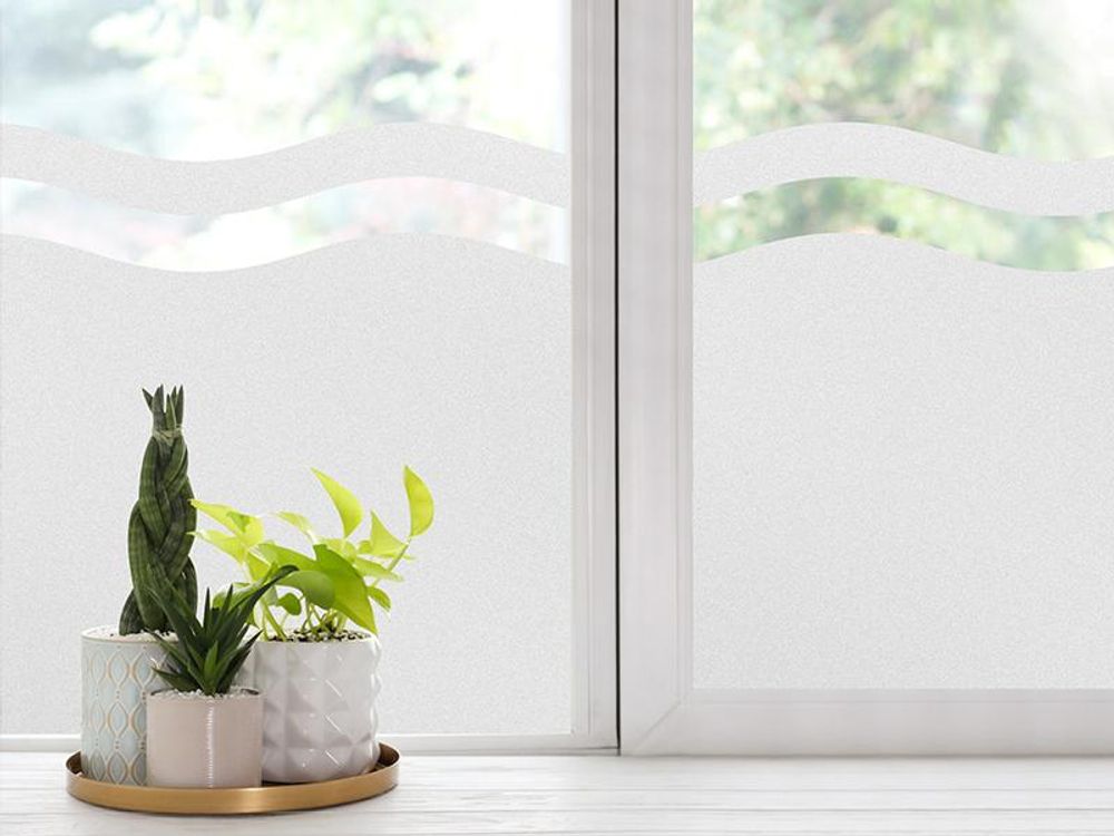 Fensterfolie, Milchglasfolie, Sichtschutzfolie, Milchglas Blickdicht, Sonnenschutz Selbstklebend Statisch, für Büro Wohnen (90x200cm)