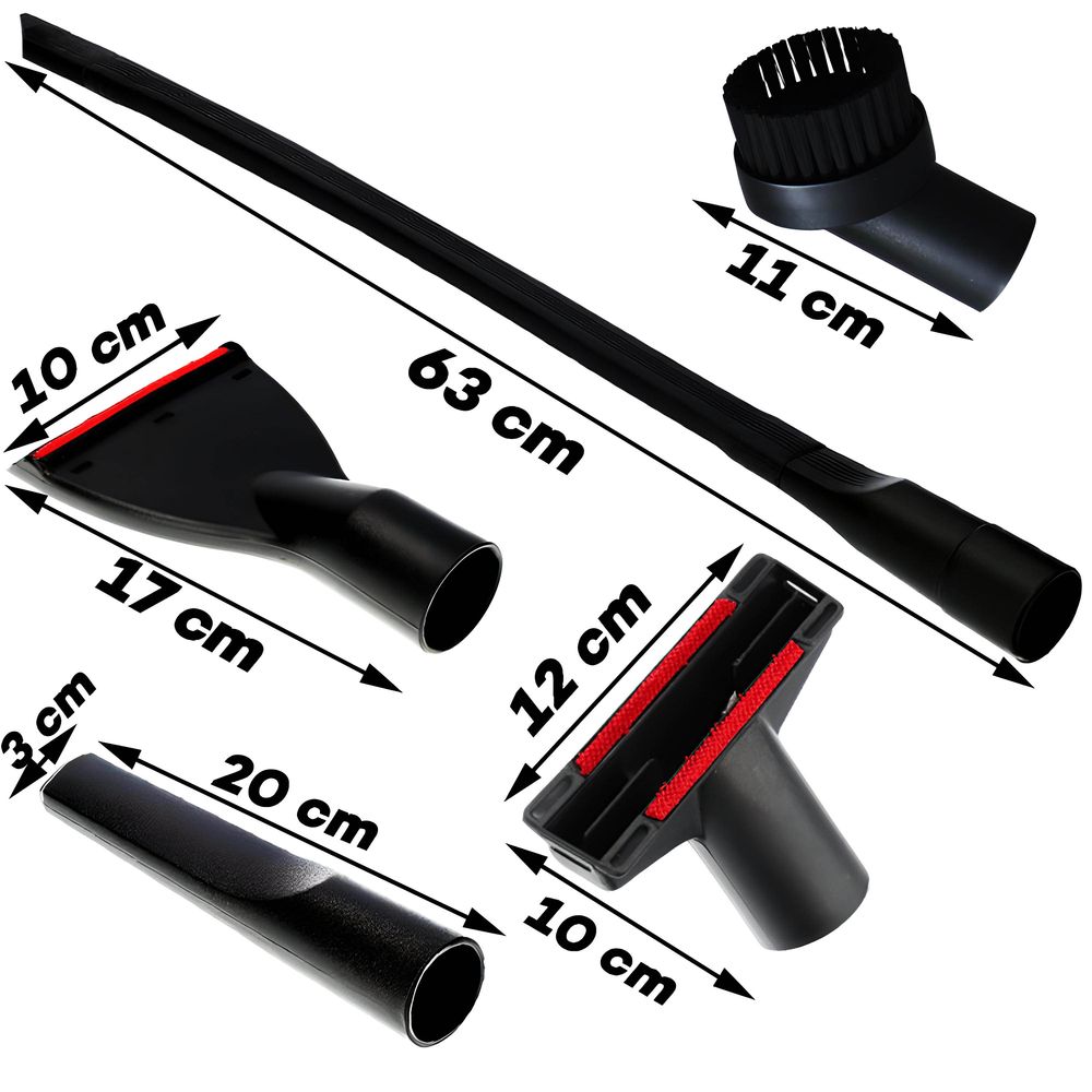 Bodendüse Set 32cm für Staubsauger Rundanschluss Universal Ersatz Aufsatz Düse Staubsaugerdüse Kompatibel mit Miele Classic Dyson Bosch AEG Retoo